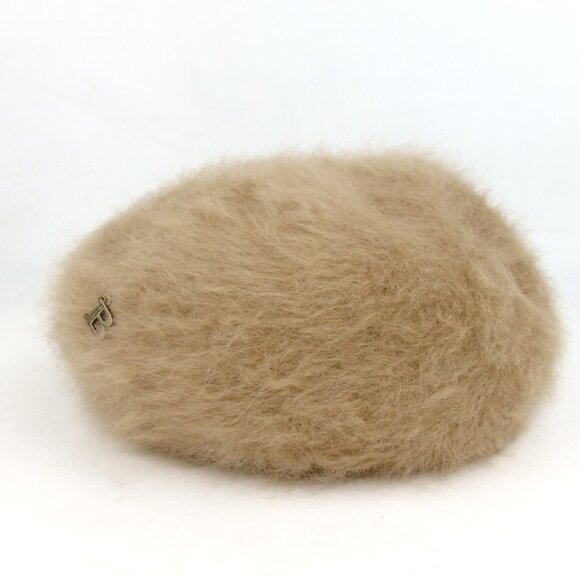 Authentic BURBERRY BLUE LABEL beret hat Angola/polyester [Used] - Picture 2 of 10